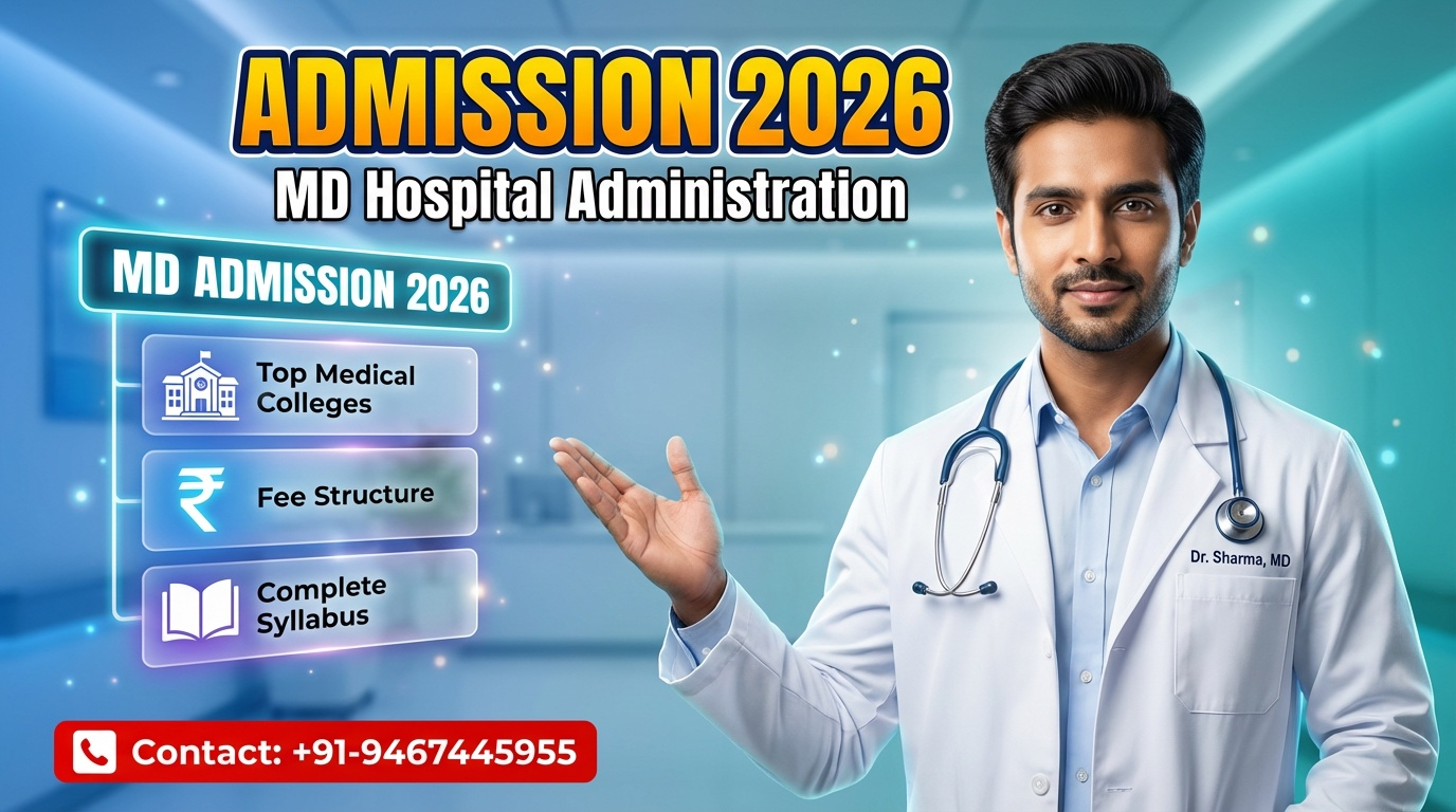 Doctor of Hospital Administration (MD): Admission 2026, Medical Colleges, Fees, Syllabus details here